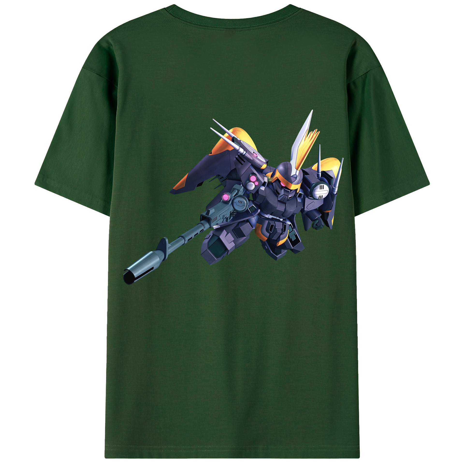 （画像用） 機動戦士ガンダム Mobile Suit Gundam 綿100％半袖Tシャツ（背面プリント）